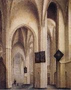 Pieter Jansz Saenredam Church Interior in Utrecht oil on canvas